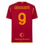 Günstige Fußballtrikots AS Roma Abraham 9 Heimtrikot 2023-24 Kurzarm Günstige Fußballtrikots AS Roma Abraham 9 Heimtrikot 2023-24 Kurzarm